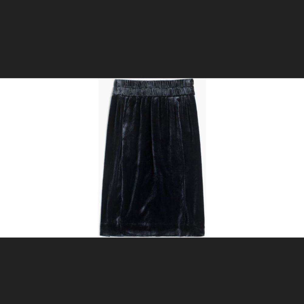 J crew  velvet skirt. NWOT
